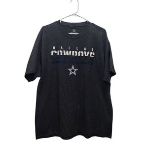 NFL Authentic Dallas Cowboys Men's Dark Gray T-Shirt Size XL Football Athletics